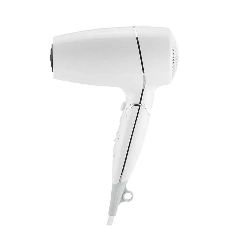 Mini Foldable White ABS Hair Dryer